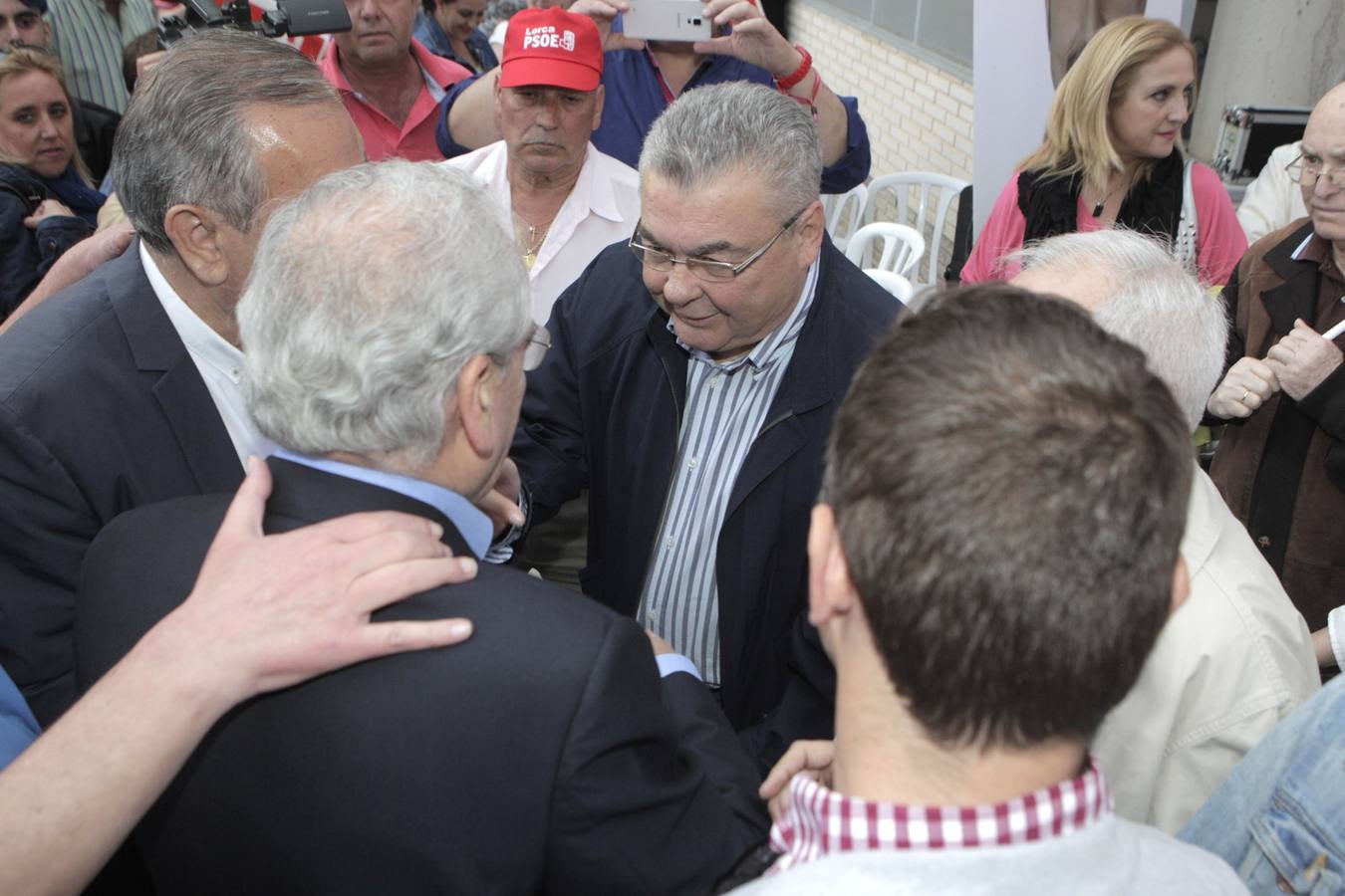 Mitin de Alfonso Guerra en Lorca