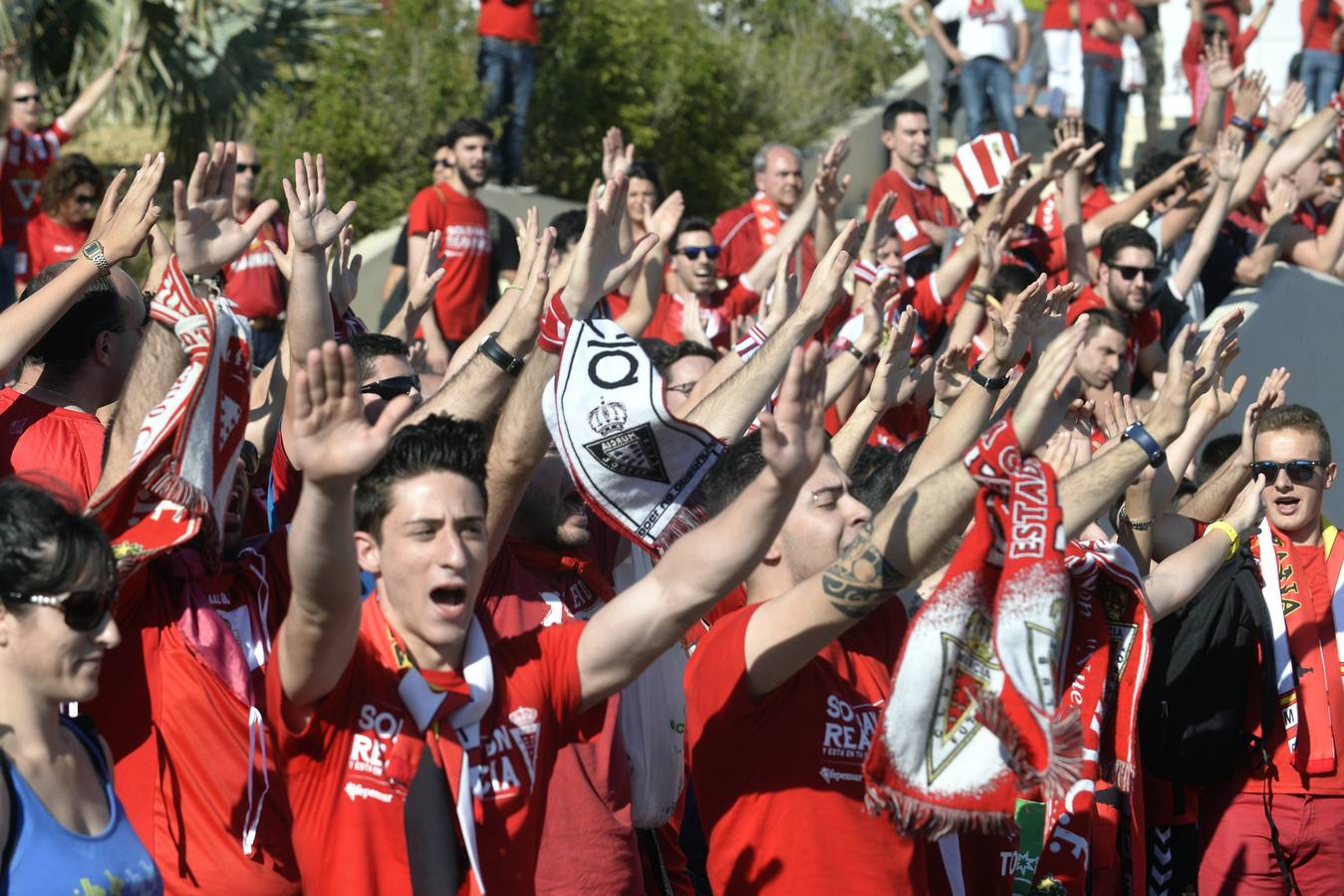 La afición grana, rumbo a Alicante