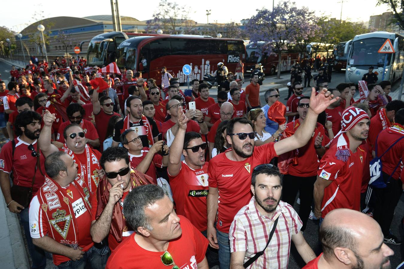 Las mejores imágenes del choque entre Hércules y Real Murcia