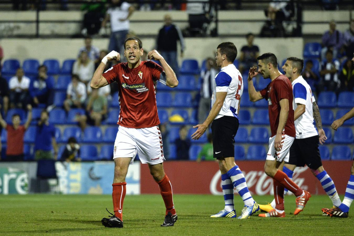 Las mejores imágenes del choque entre Hércules y Real Murcia