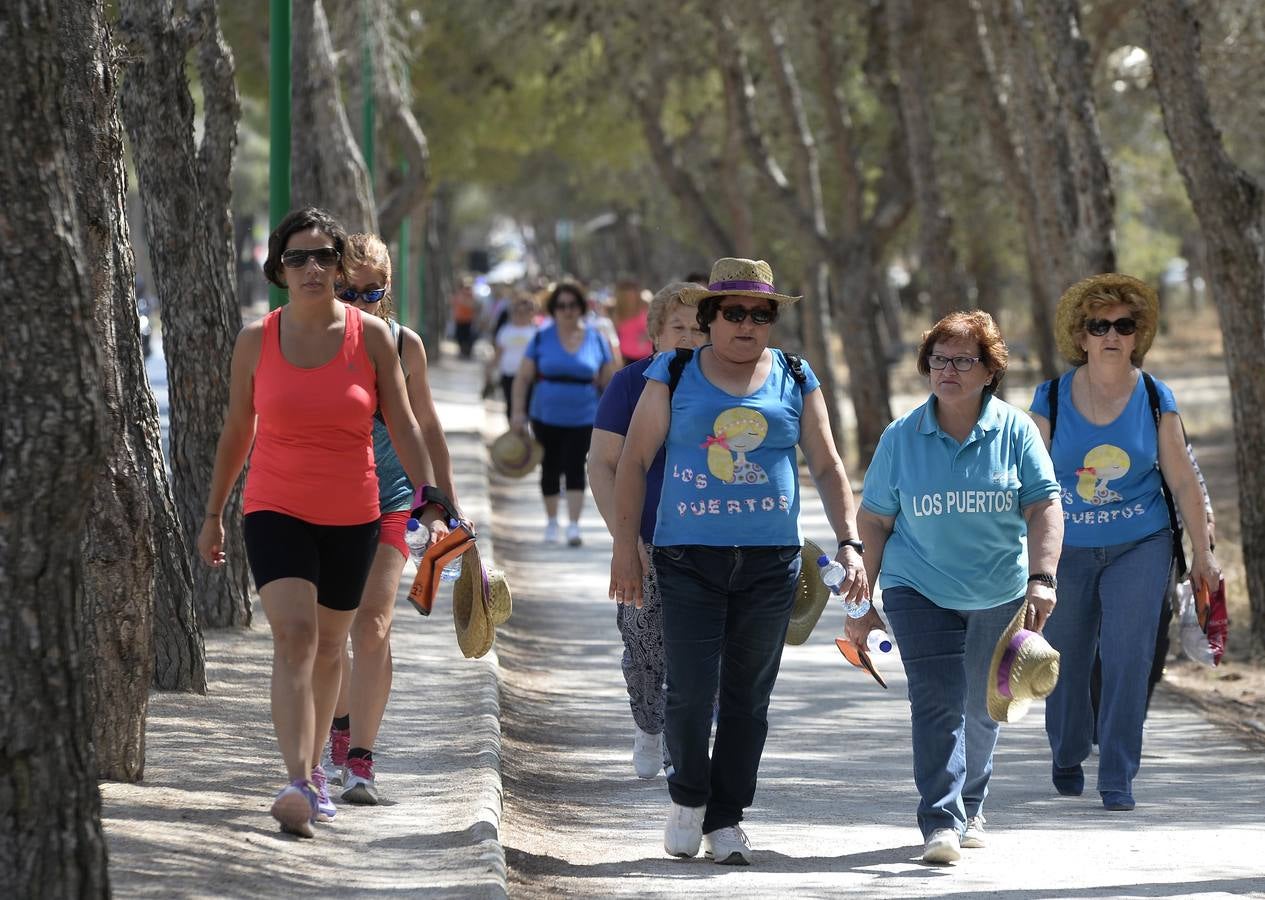 (21-05) Cerca de medio millar de mujeres participaron  en el Marcha Mujer 2015, que se realizó entre la Plaza de España y el parque de Tentegorra con la finalidad de recaudar fondos para Asteamur, una asociación de ámbito regional dedicada a tratar personas con trastornos del espectro autista.