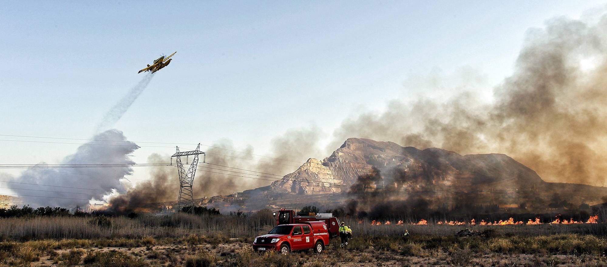 Incendio en Fontcalent