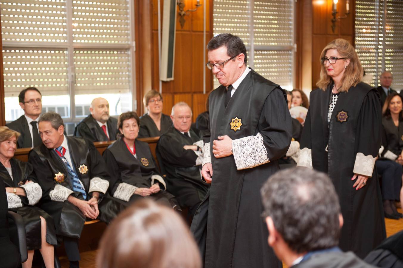 (28-05) Imagen de la toma de posesión de Francisco Jose Garcia Rivas en el Palacio de Justicia como secretario del gobierno TSJ de la Region de Murcia.