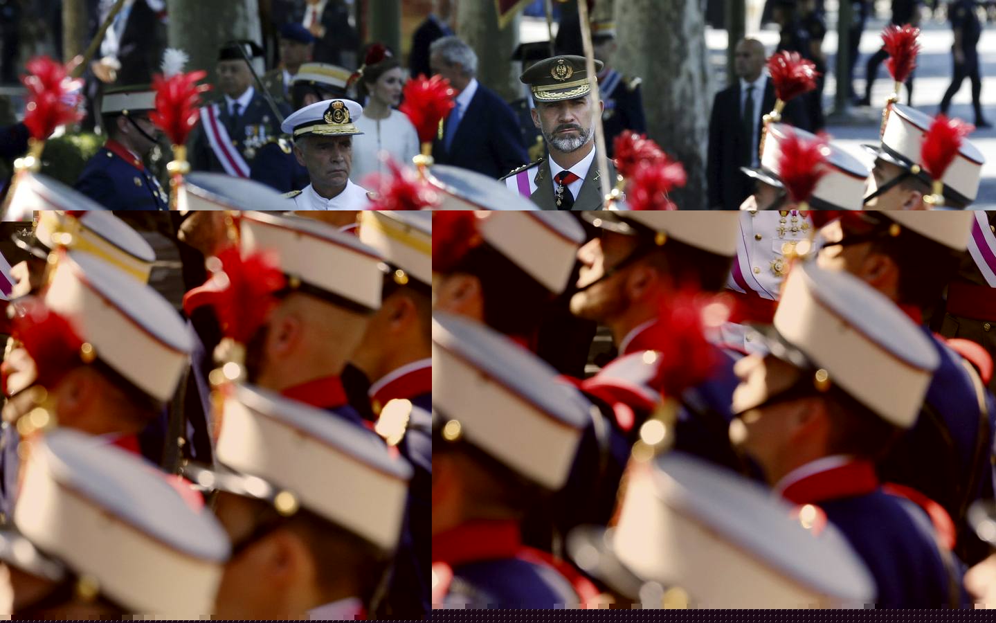Los Reyes presiden el acto central del Día de las Fuerzas Armadas