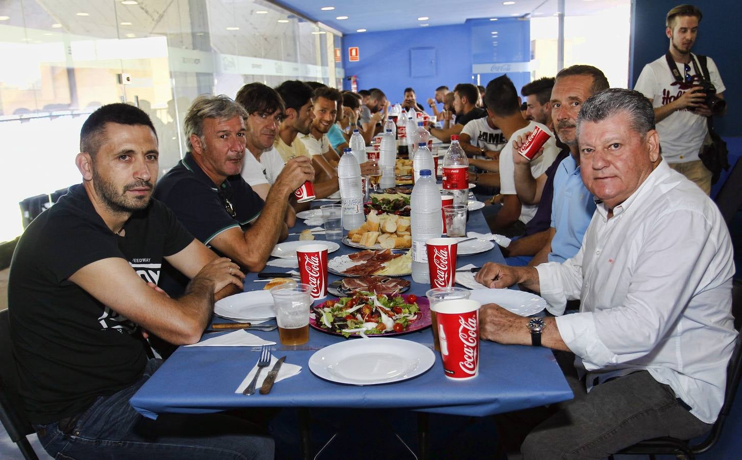 Los jugadores del Hércules disfrutan de una barbacoa