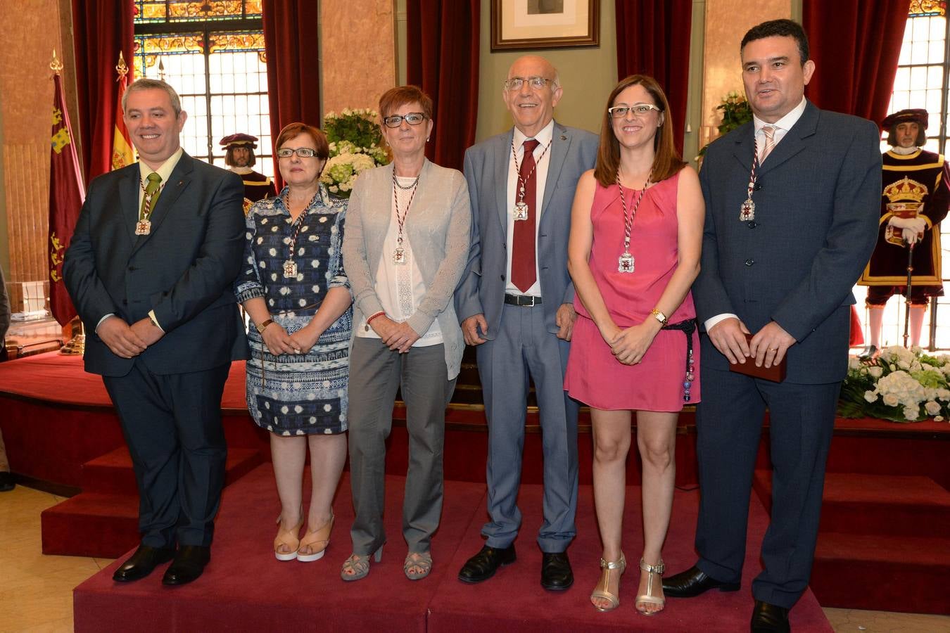 José Ballesta toma posesión de la alcaldía de la ciudad de Murcia. 