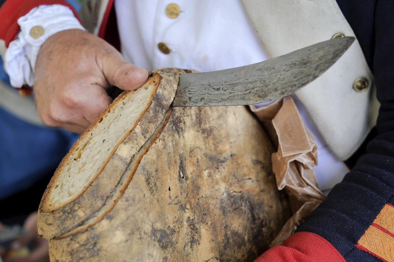 Recreación de la batalla de Waterloo