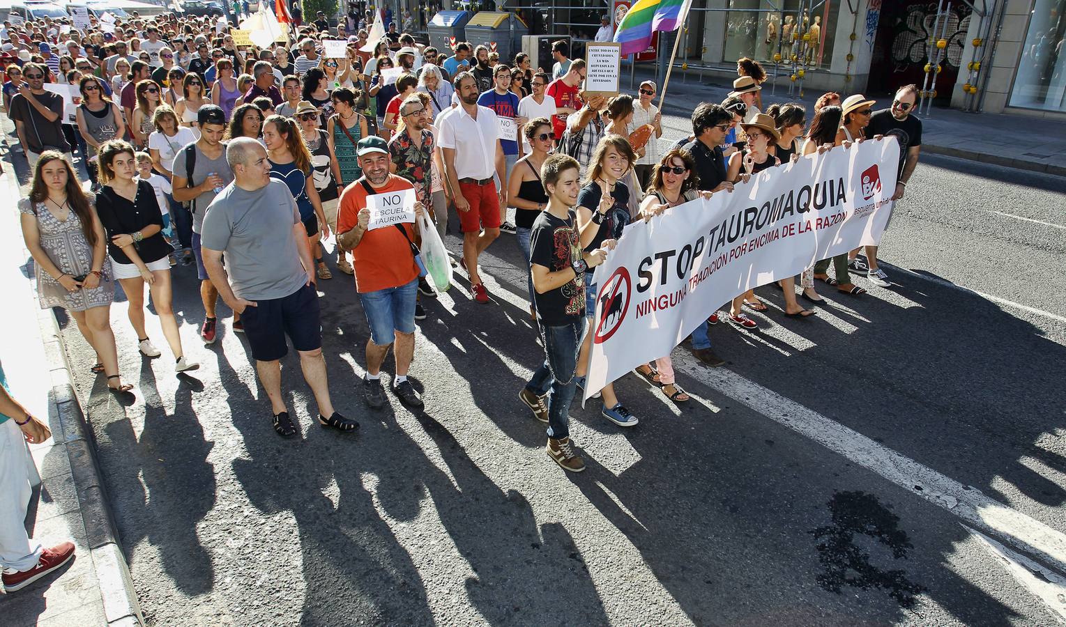 Manifestación antitaurina en Alicante