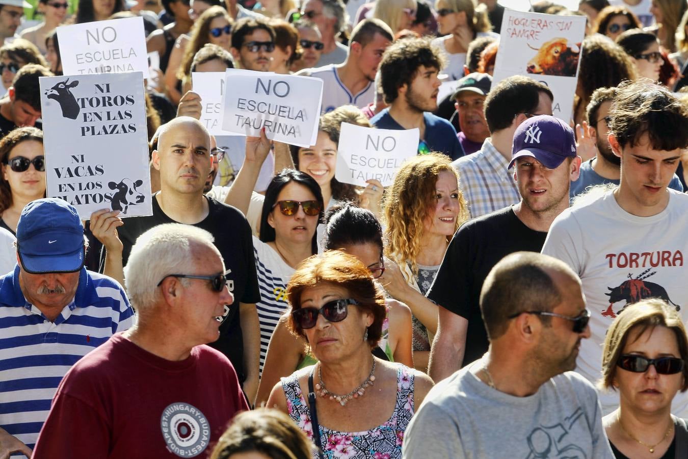 Manifestación antitaurina en Alicante