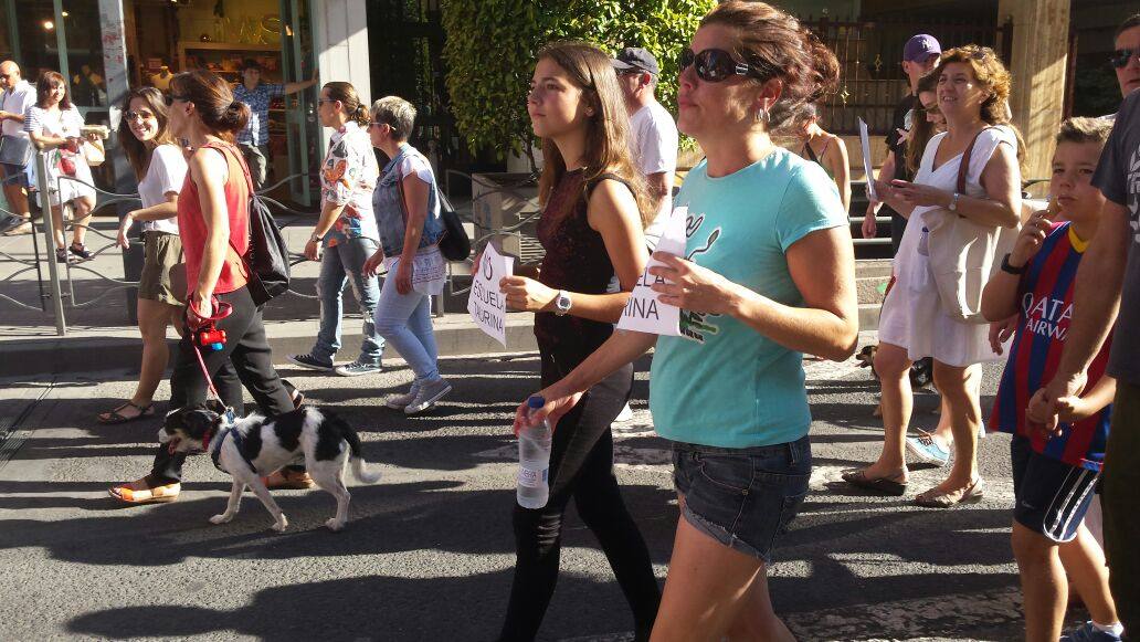 Manifestación antitaurina en Alicante