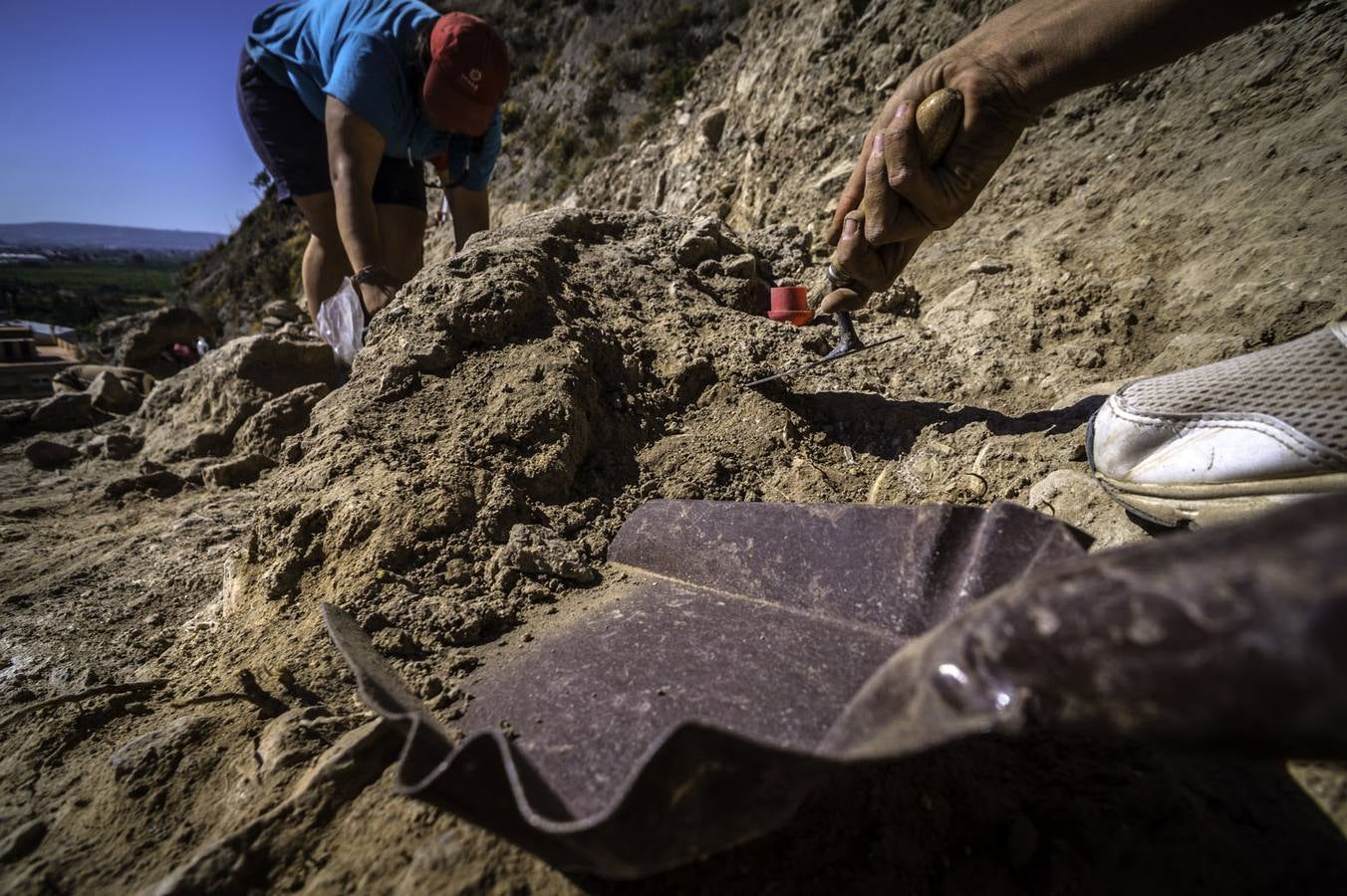 Excavación arqueológica en la Ladera del Castillo de Callosa del Segura