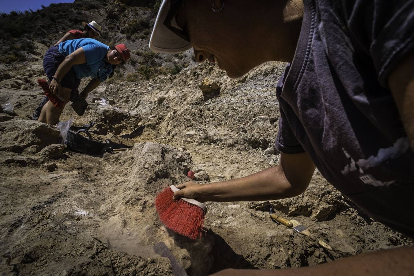 Excavación arqueológica en la Ladera del Castillo de Callosa del Segura