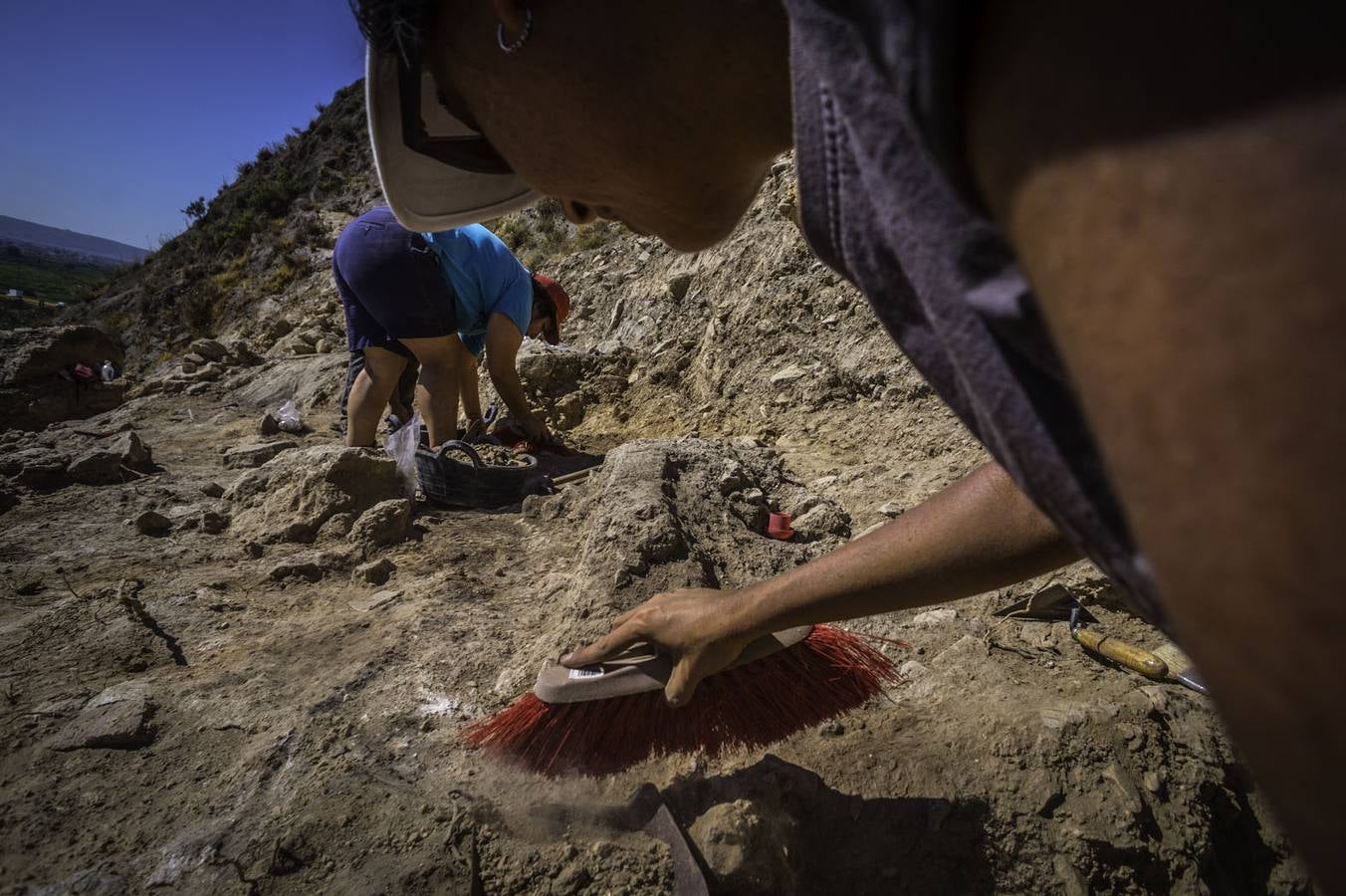 Excavación arqueológica en la Ladera del Castillo de Callosa del Segura