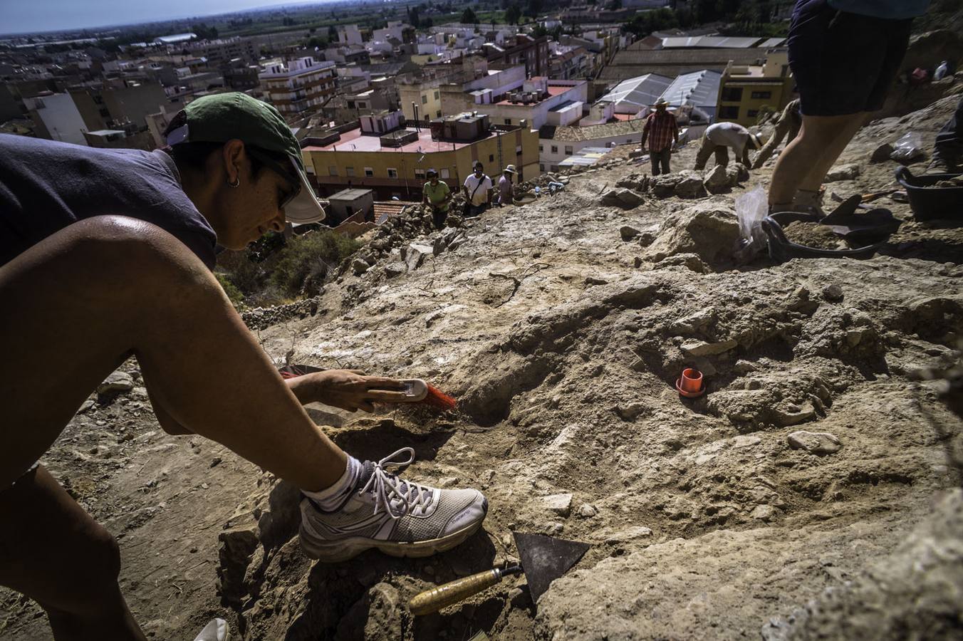 Excavación arqueológica en la Ladera del Castillo de Callosa del Segura