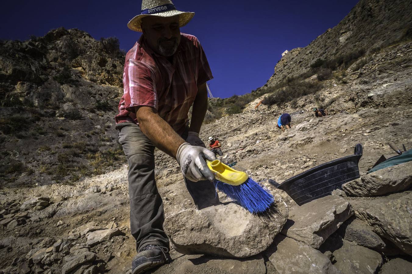 Excavación arqueológica en la Ladera del Castillo de Callosa del Segura