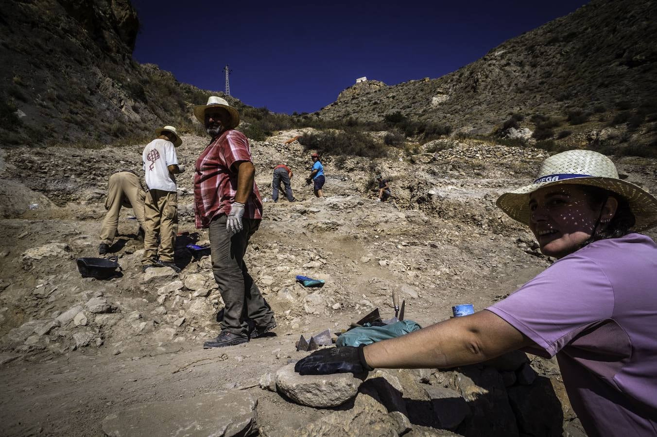 Excavación arqueológica en la Ladera del Castillo de Callosa del Segura