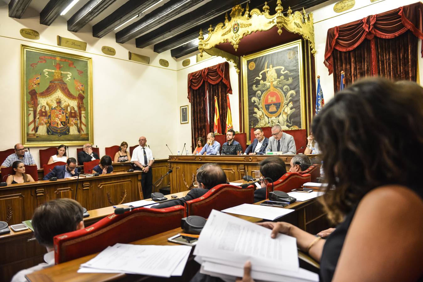 Pleno en el Ayuntamiento de Elche