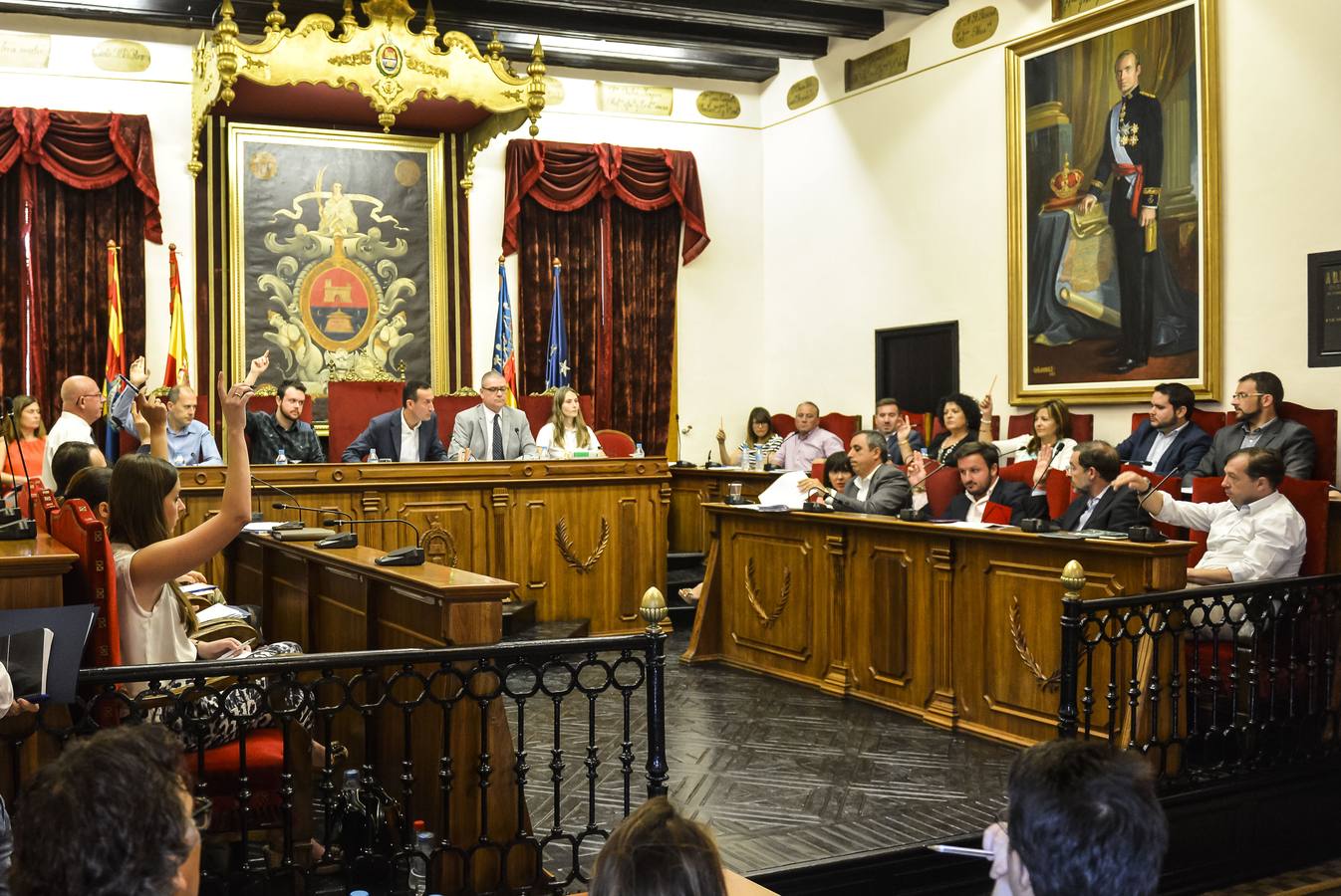 Pleno en el Ayuntamiento de Elche