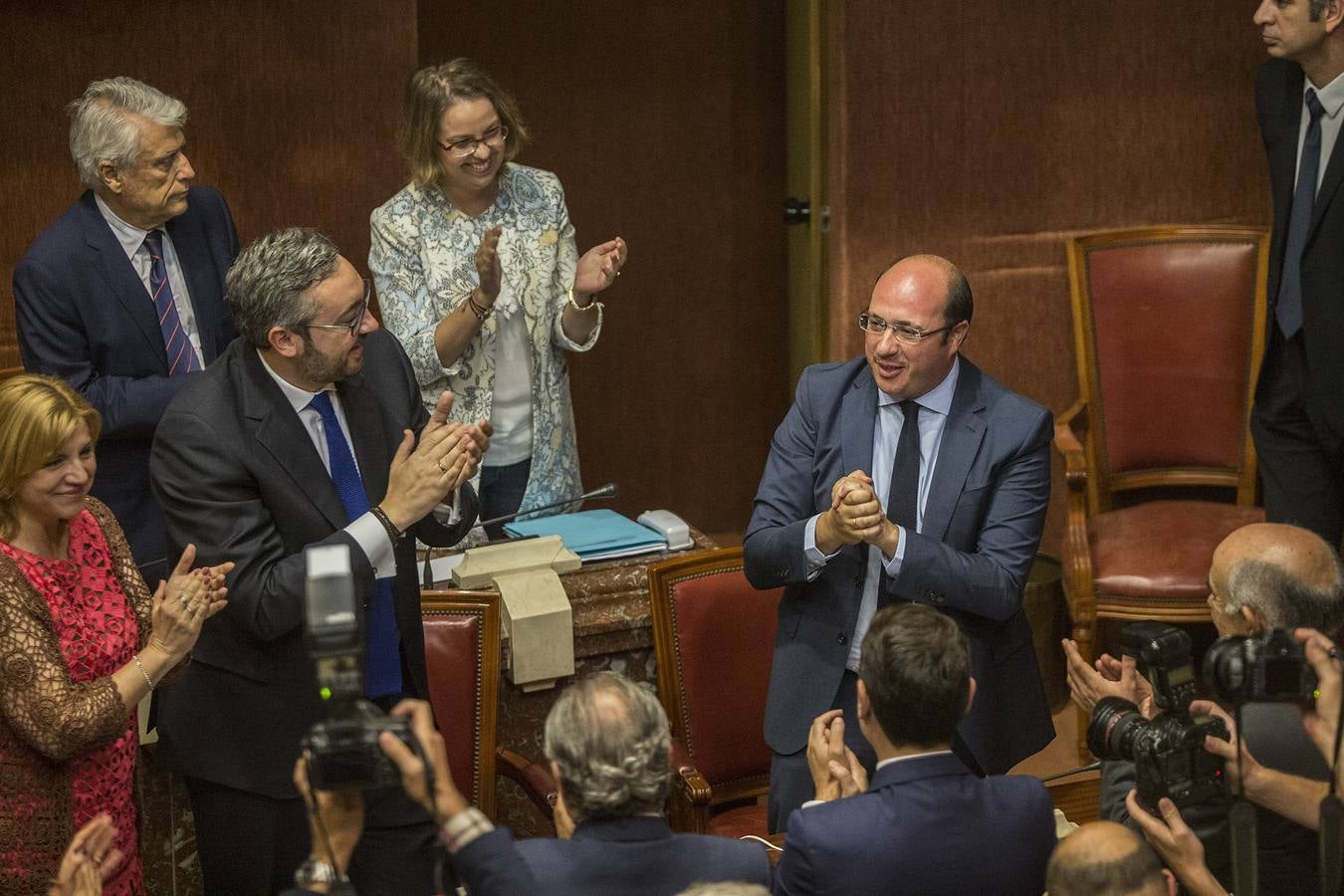 Pedro Antonio Sánchez, investido presidente de la Comunidad