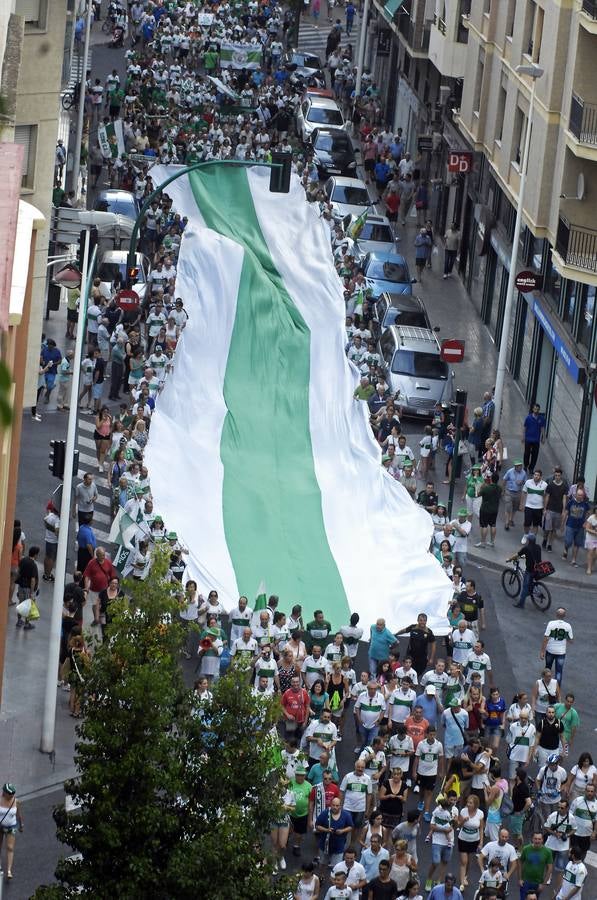 Manifestación por el descenso del Elche CF