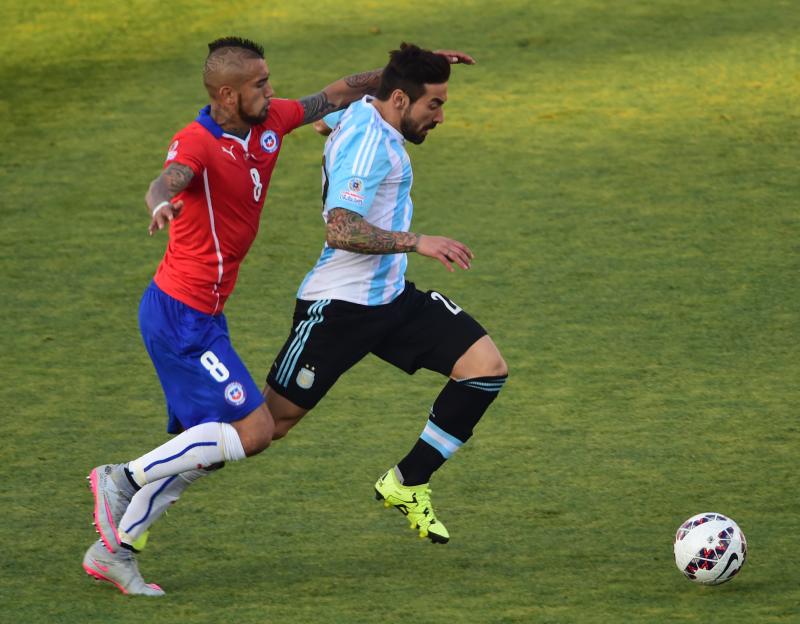 Chile y Argentina en la final de la Copa América 2015