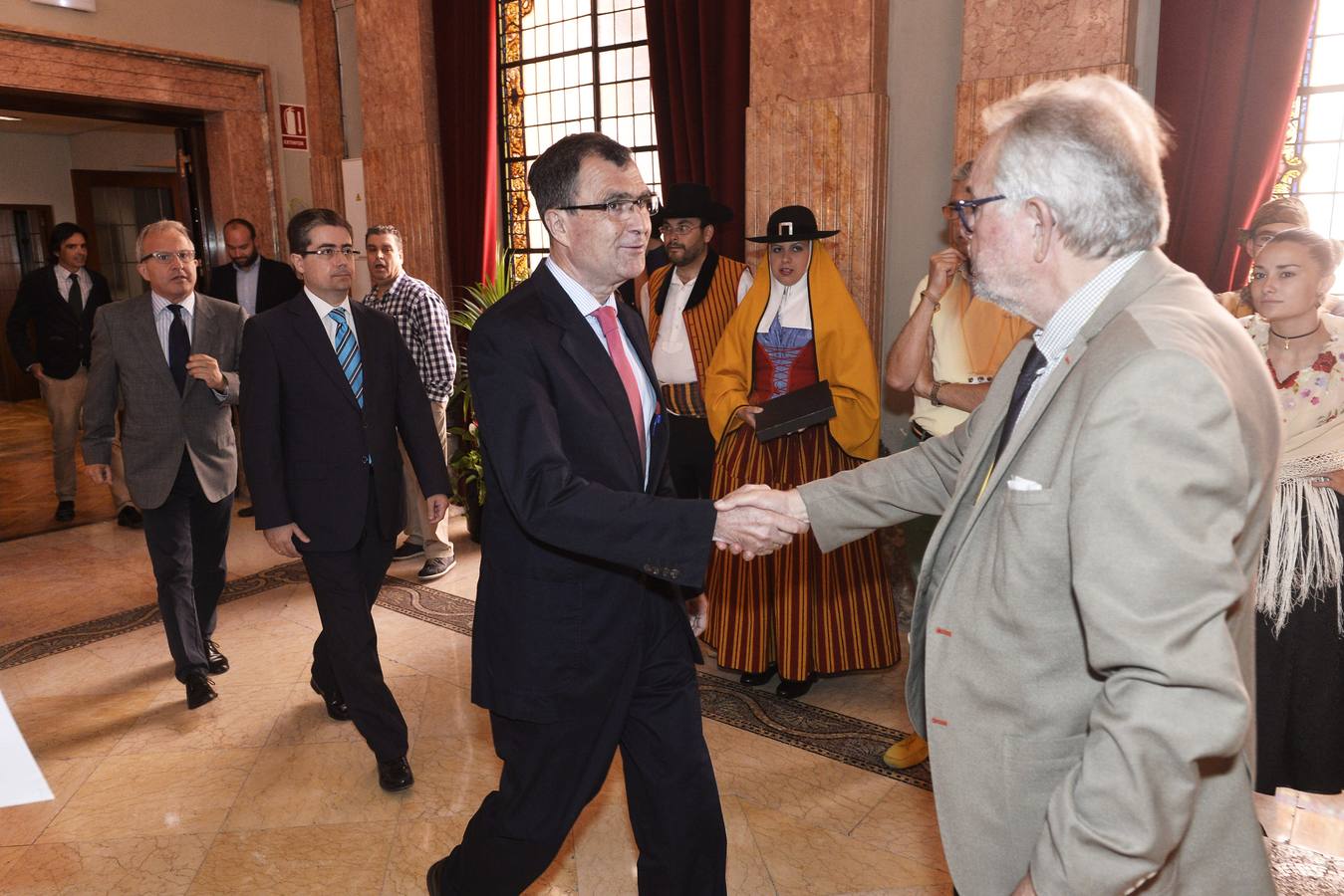 Recepción de los grupos de folclore