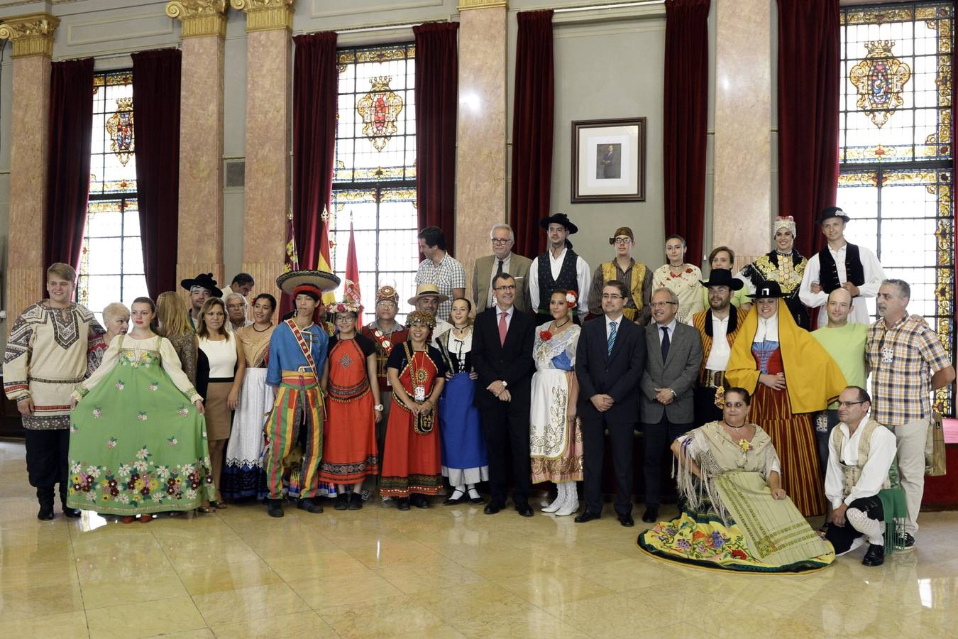 Recepción de los grupos de folclore