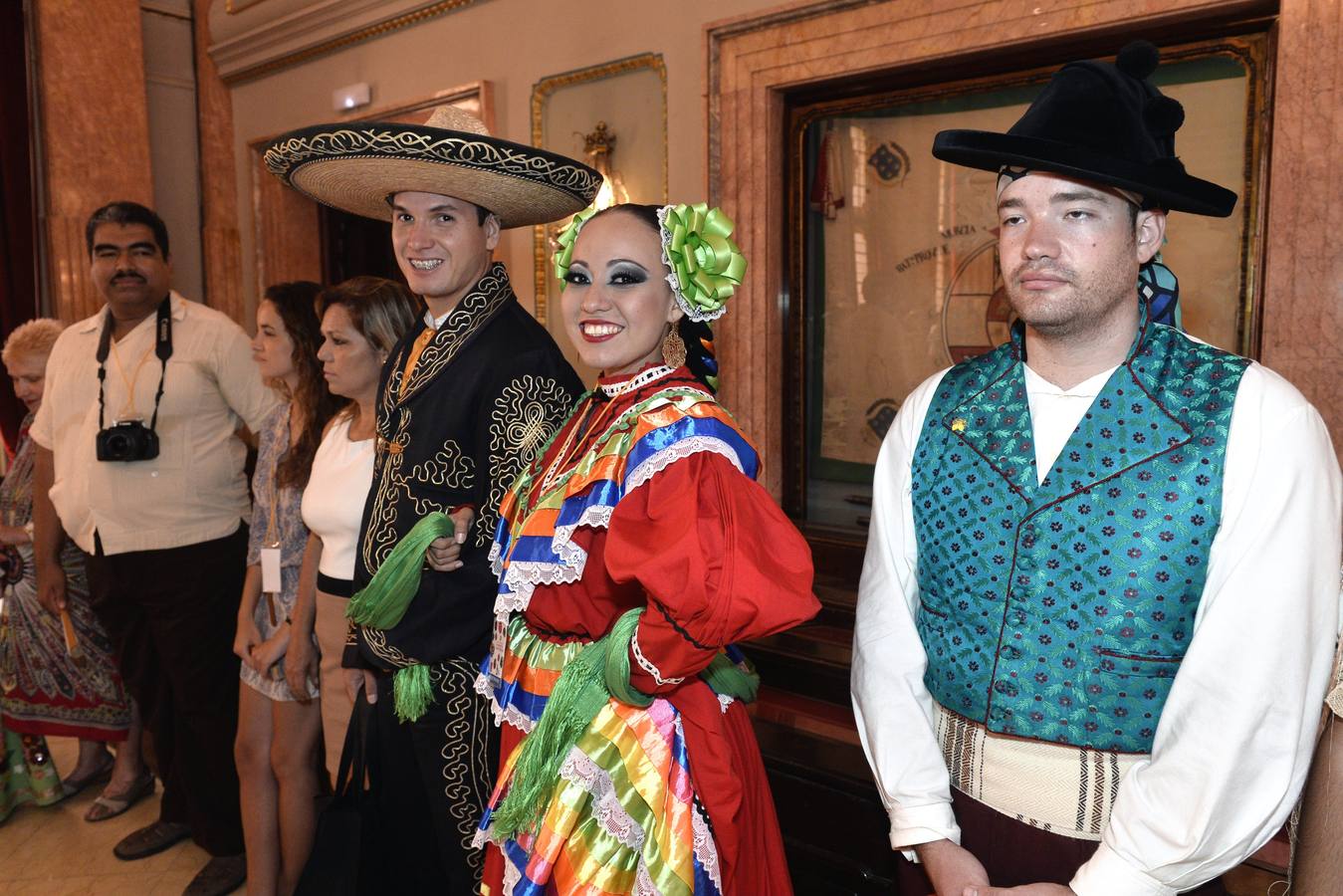 Recepción de los grupos de folclore