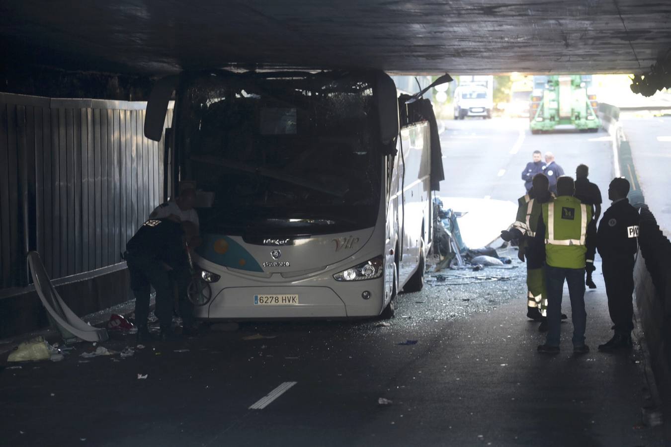 Accidente de un autobús español en Francia