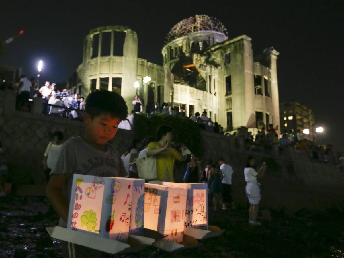 Recuerdo de la víctimas de Hiroshima