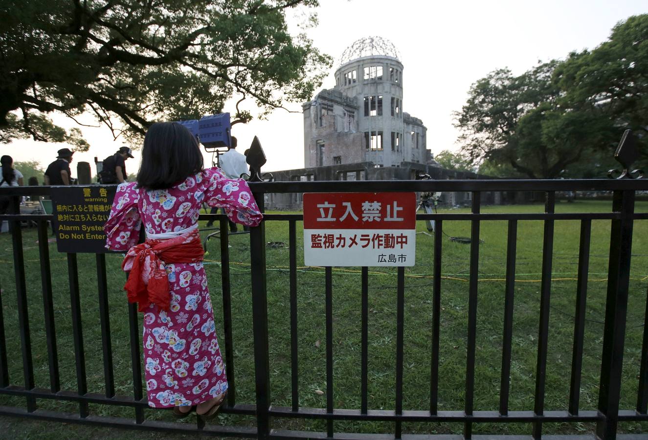 Recuerdo de la víctimas de Hiroshima