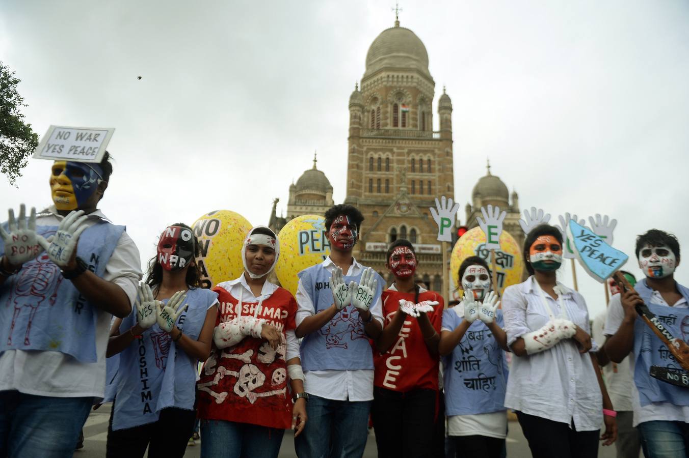 Recuerdo de la víctimas de Hiroshima