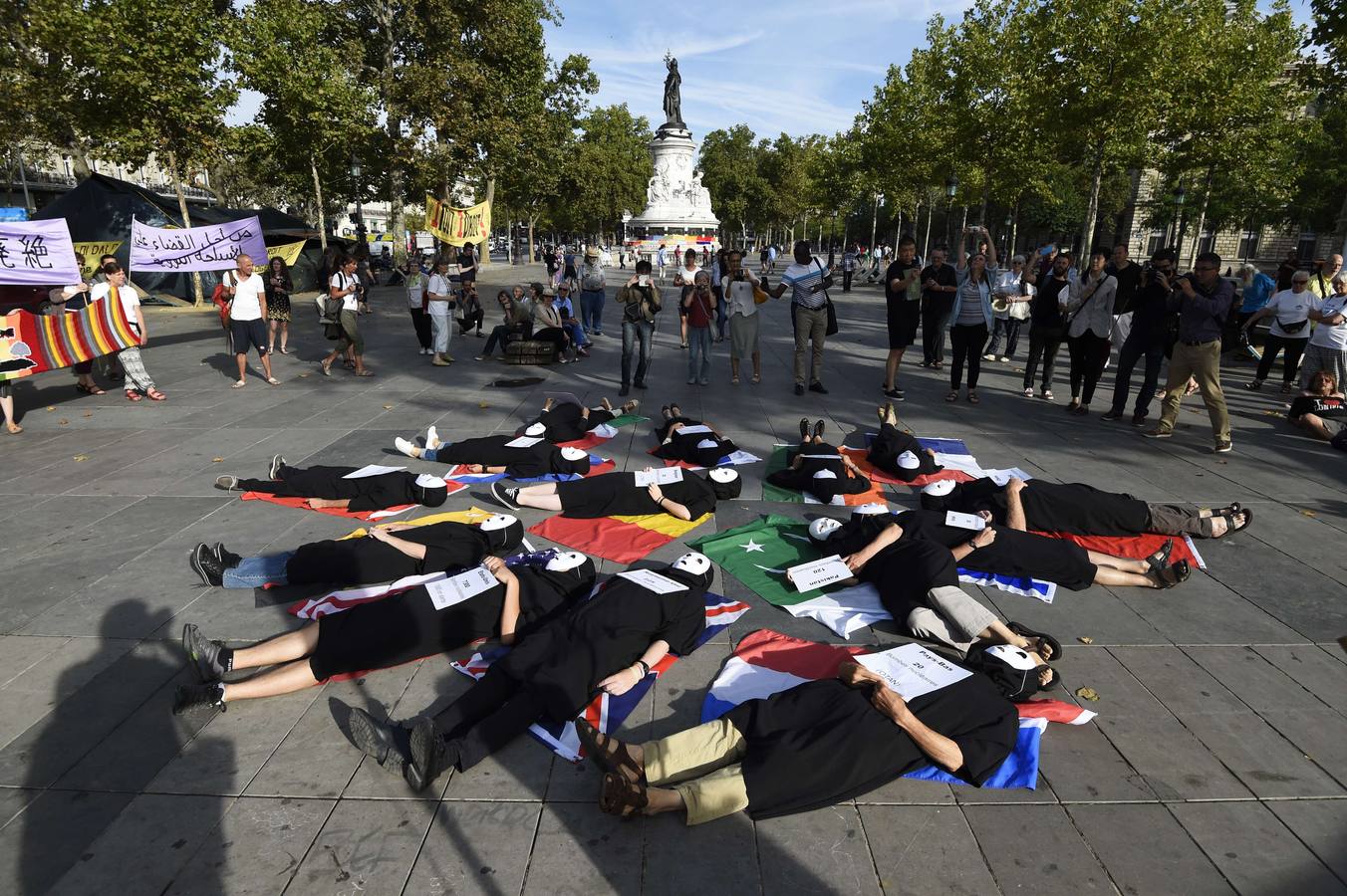 Recuerdo de la víctimas de Hiroshima