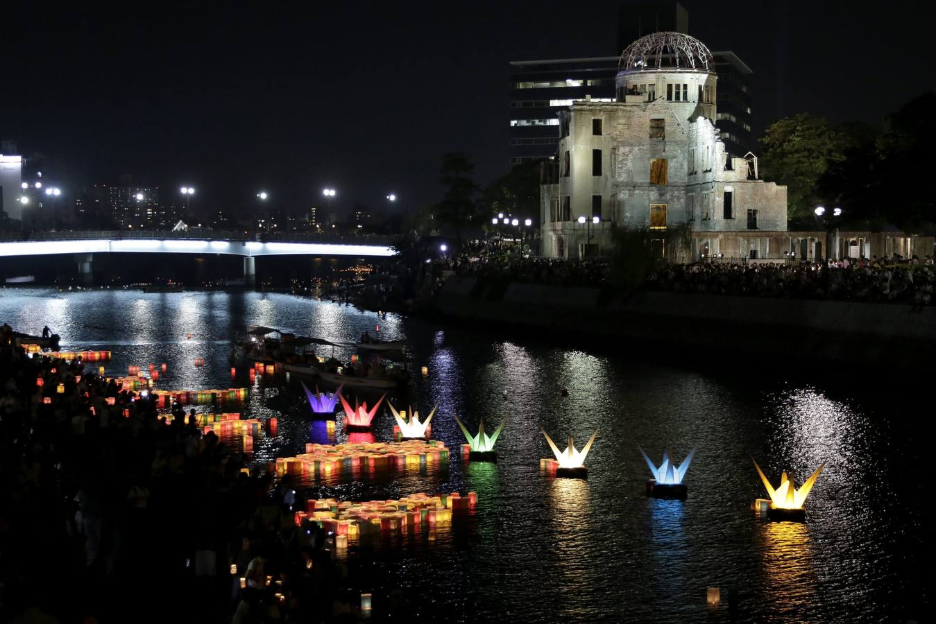 Recuerdo de la víctimas de Hiroshima