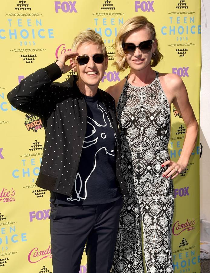 Ellen DeGeneres y Portia De Rossi. 