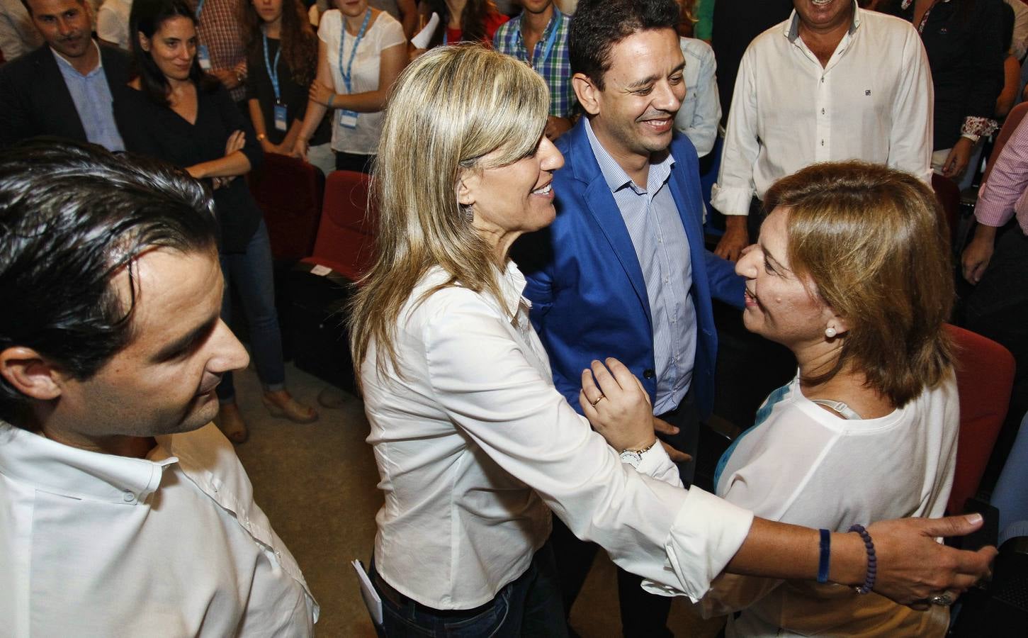 Císcar, Isabel Bonig y César Sánchez en la clausura de la Convención Provincial del PPCV en Alicante