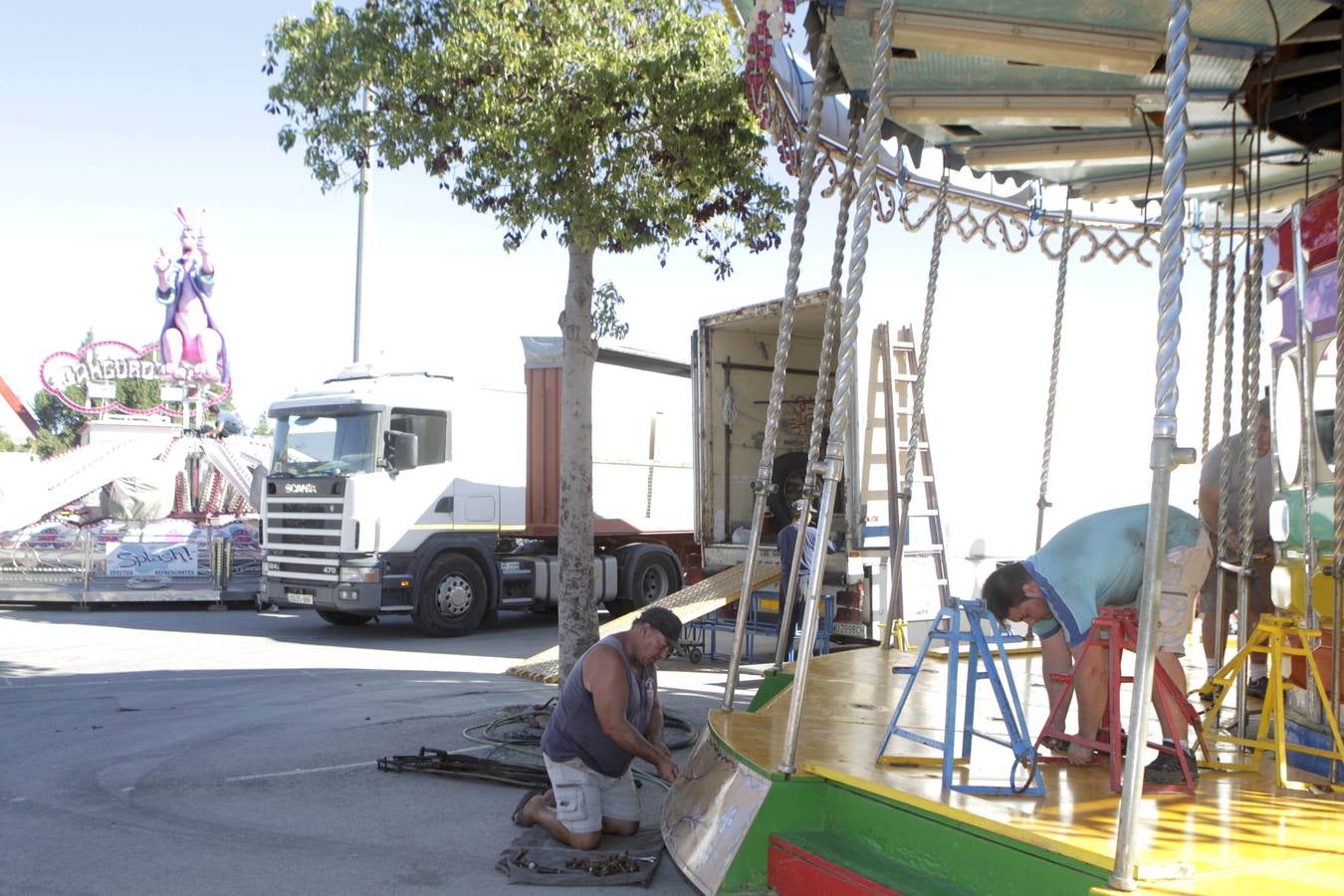 Todo listo para la Feria de Lorca