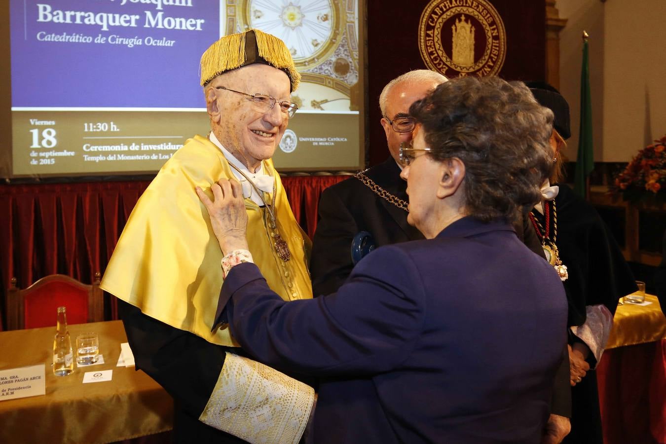 Joaquín Barraquer, Doctor Honoris Causa por la UCAM