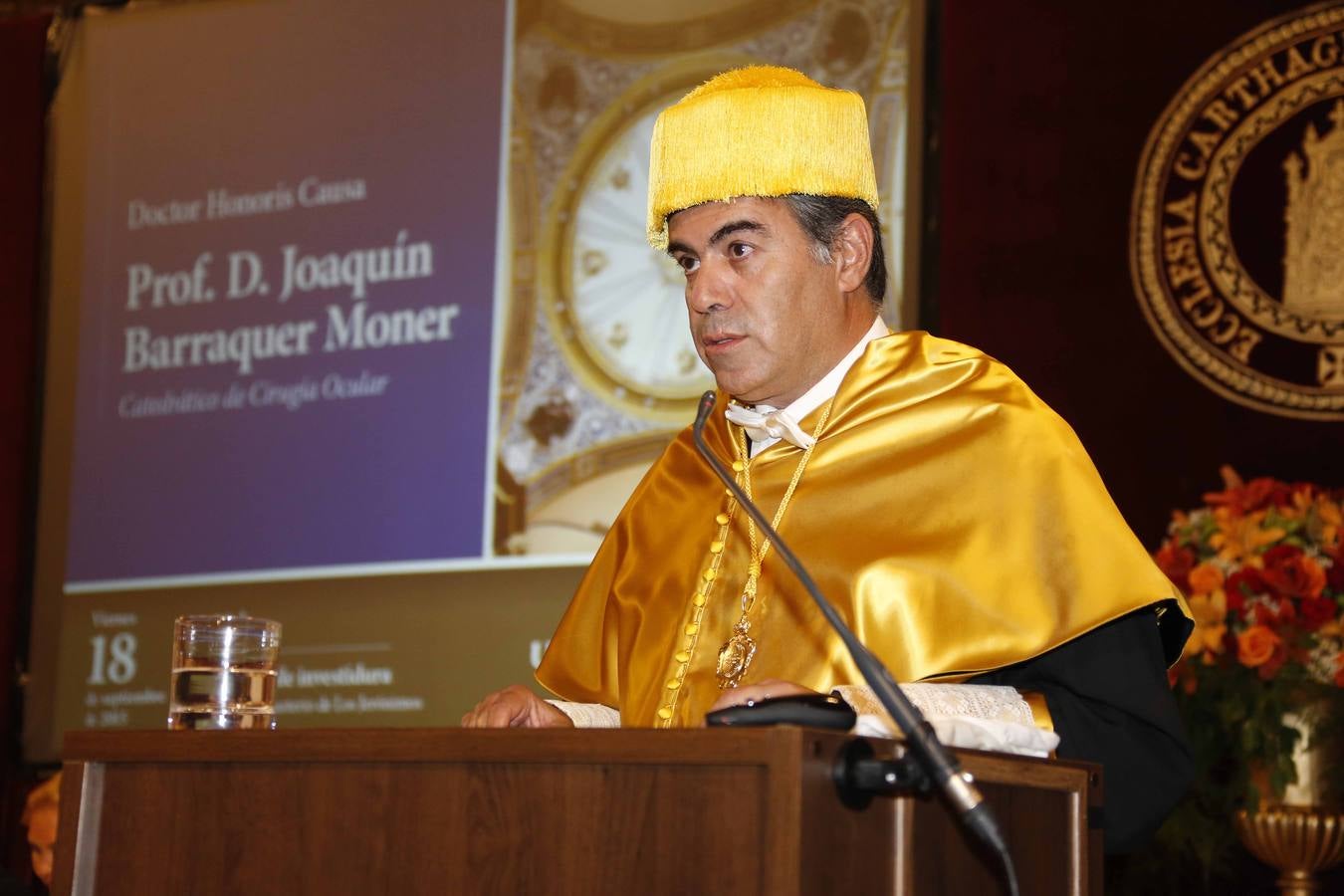 Joaquín Barraquer, Doctor Honoris Causa por la UCAM