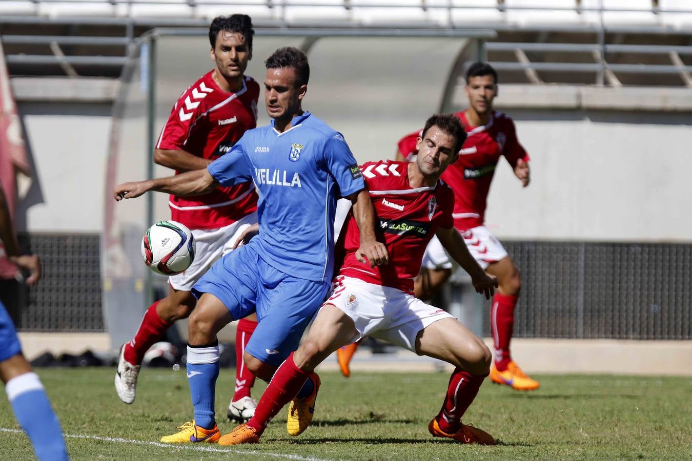 Las mejores imágenes del choque entre Real Murcia y Melilla U.D