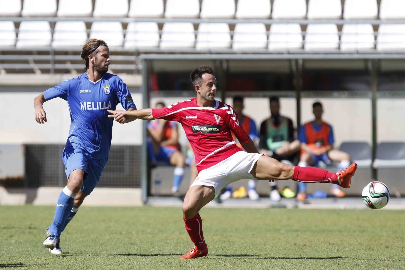 Las mejores imágenes del choque entre Real Murcia y Melilla U.D