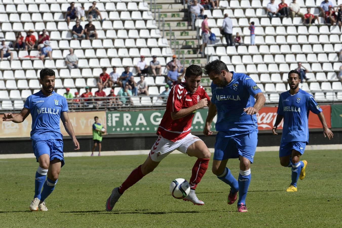 Las mejores imágenes del choque entre Real Murcia y Melilla U.D