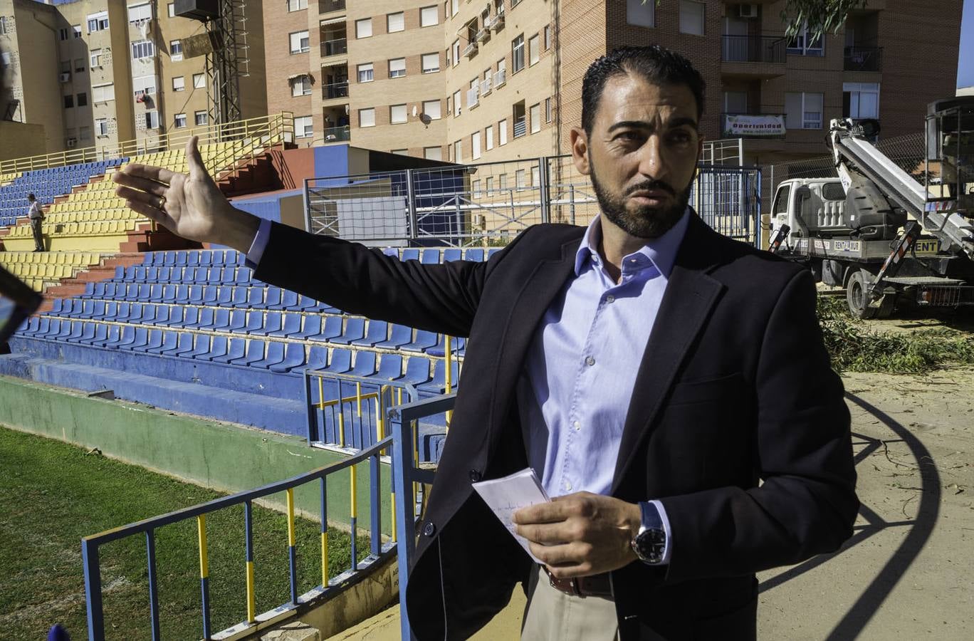 Mejora en las instalaciones del campo de fútbol de Los Arcos