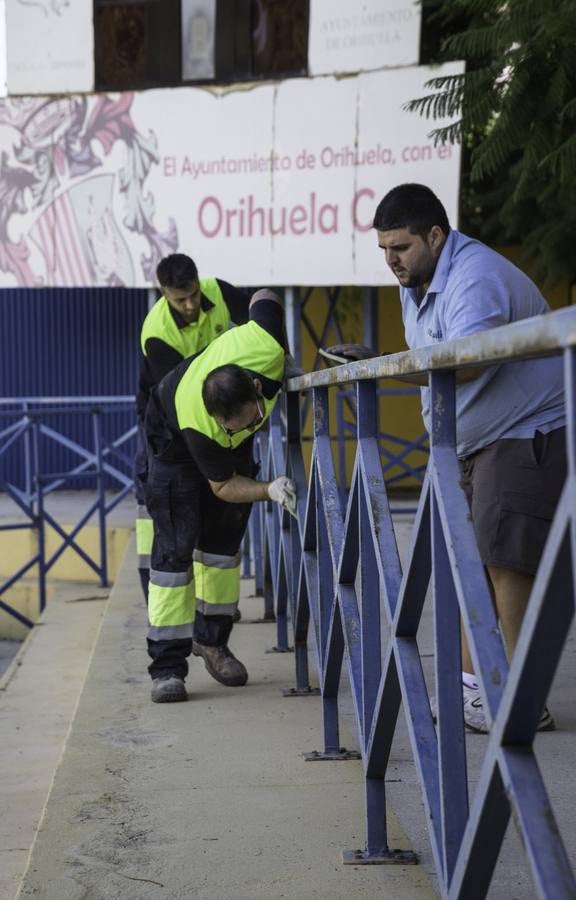 Mejora en las instalaciones del campo de fútbol de Los Arcos