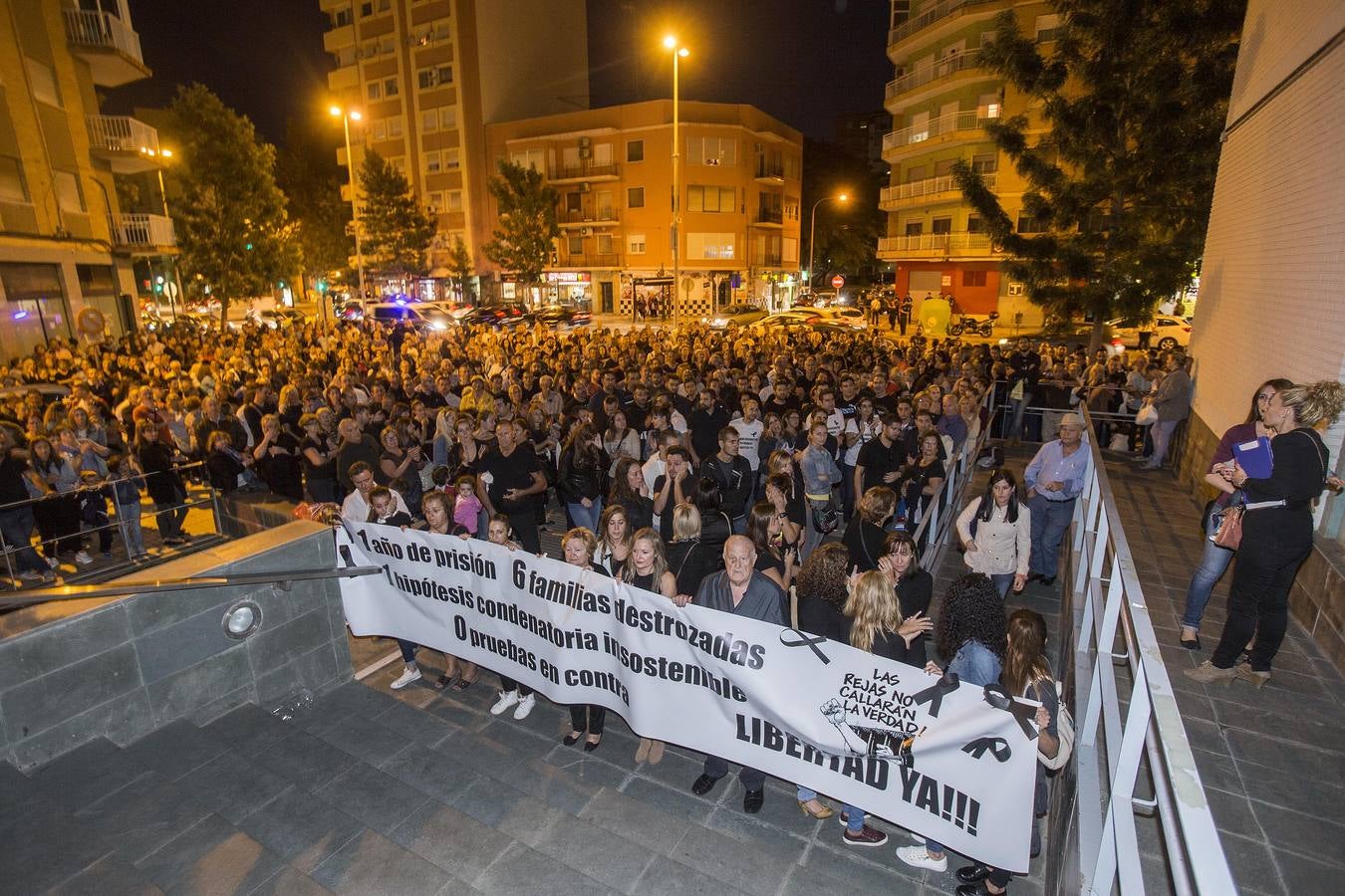 Concentración en Cartagena por la muerte de Gregorio Javier