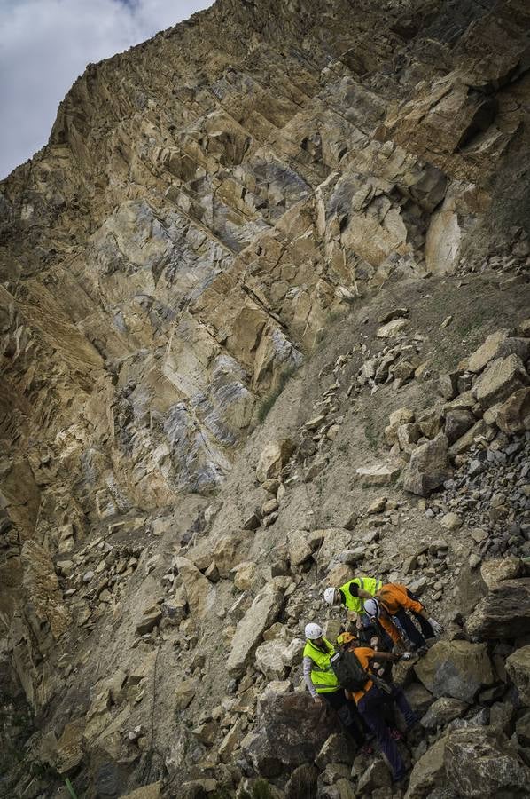 Simulacro en la cantera de Cox