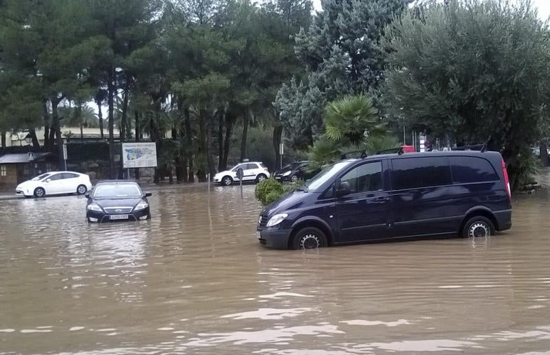 Temporal de viento y lluvia en la Comunitat