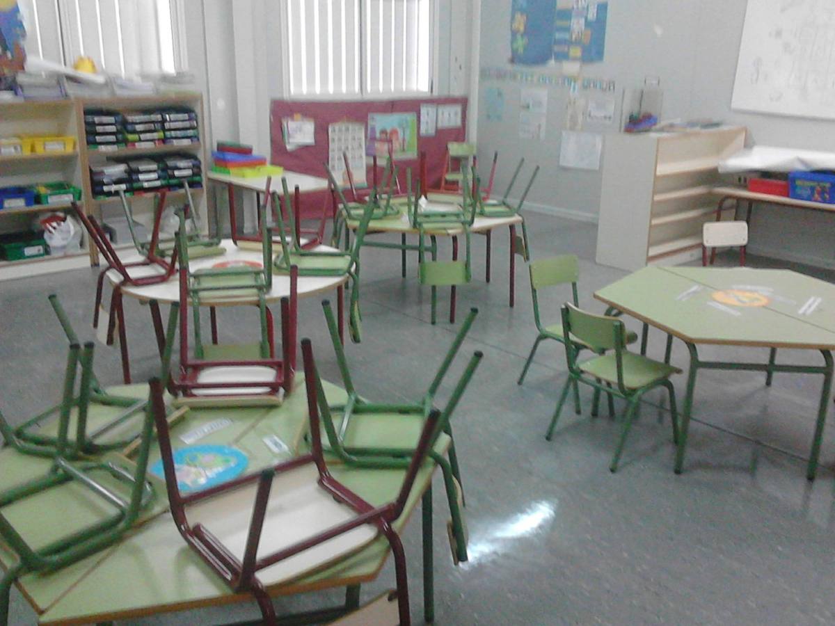 El CEIP Playas de Orihuela y la Rambla Salada de Albatera totalmente inundados