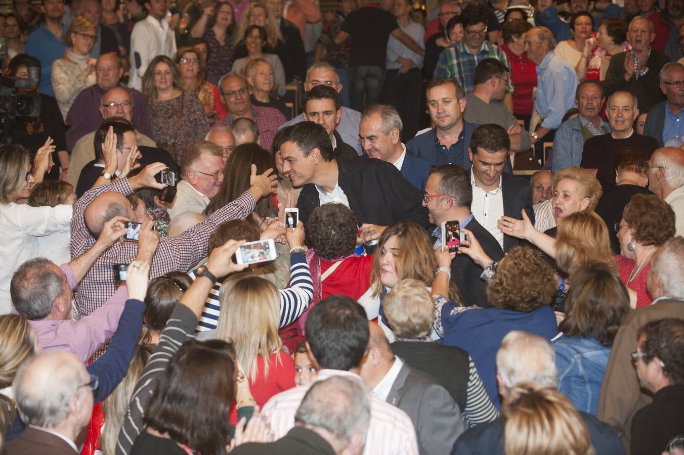 Mitin de Pedro Sánchez en Cieza