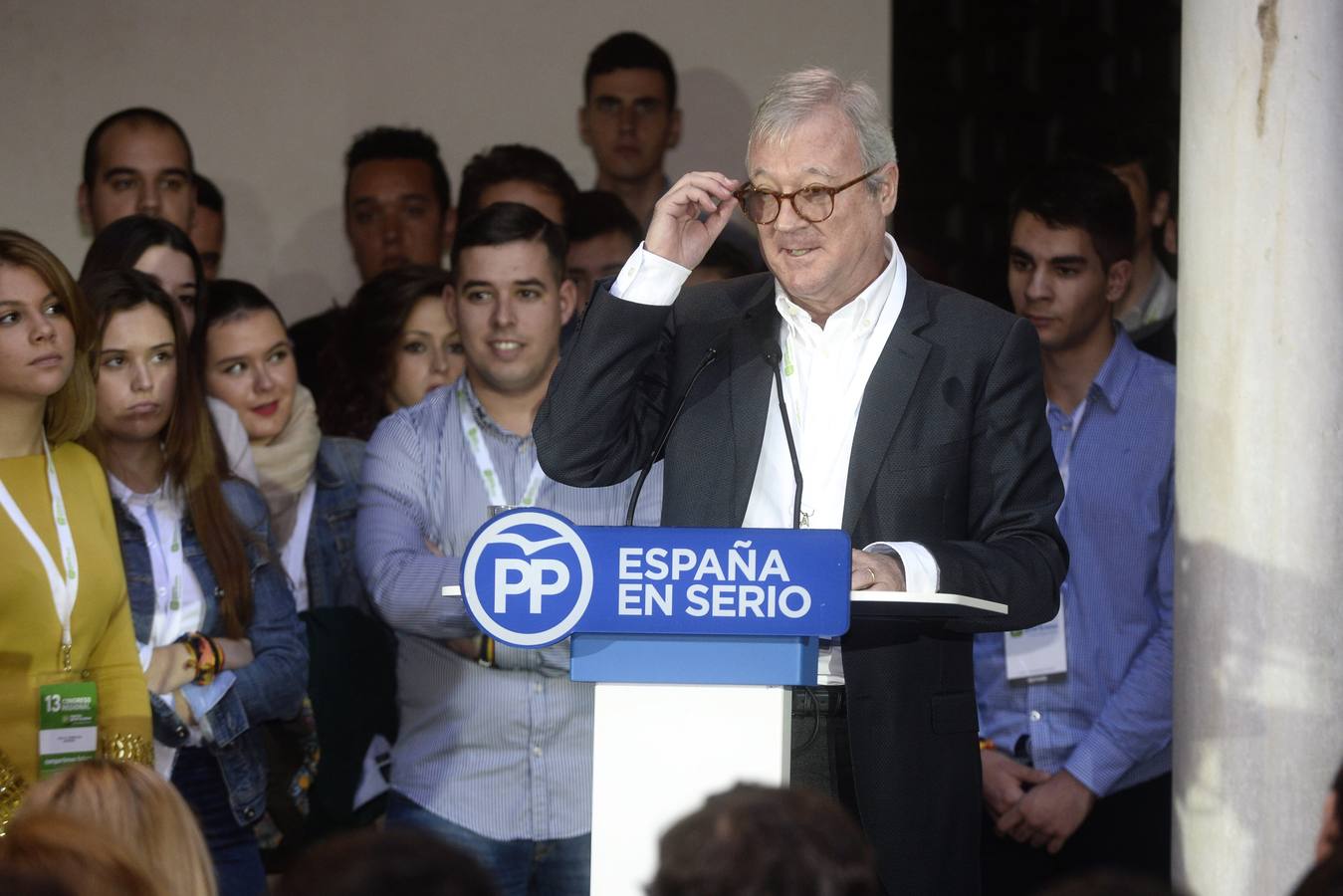 Rajoy clausura el congreso de Nuevas Generaciones en Lorca